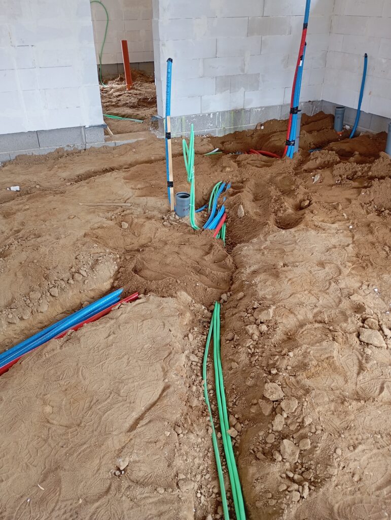 Torustiku paigaldus liivaga