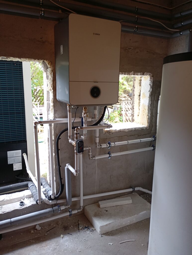 soojendusseadme paigaldus